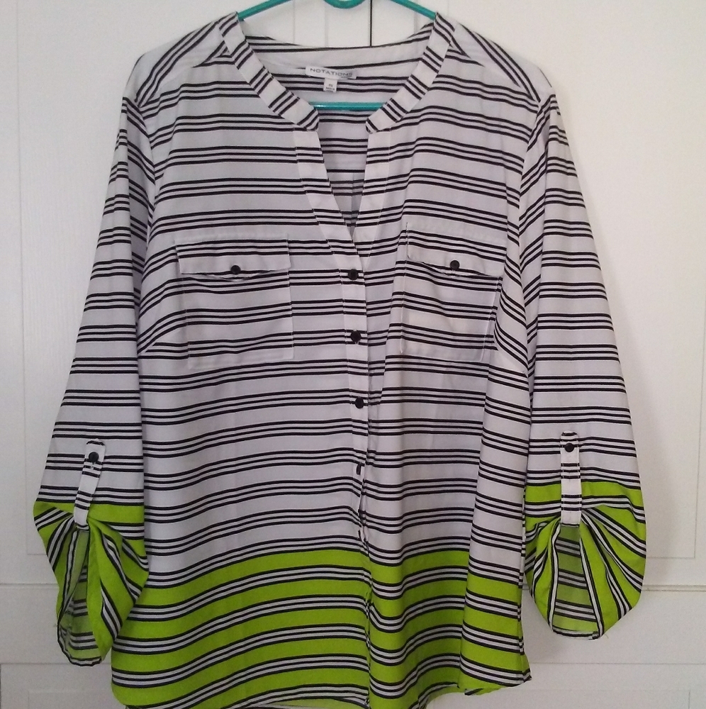 Striped shirt size 3X